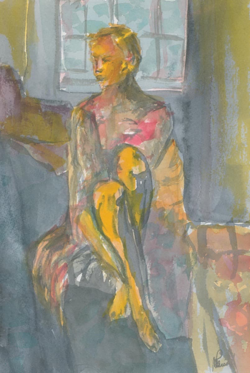 Golden Hour — watercolor by Nikki Paris