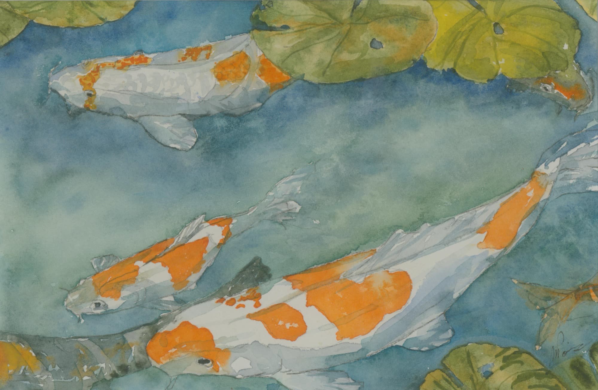 Watercolor on paper by Nikki Paris